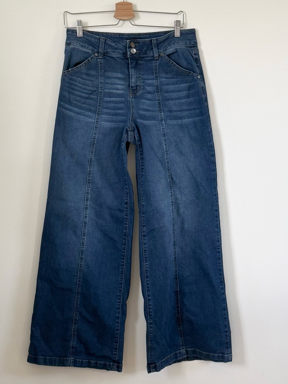 1822 Denim High-Rise Trendy Wide Leg Jeans